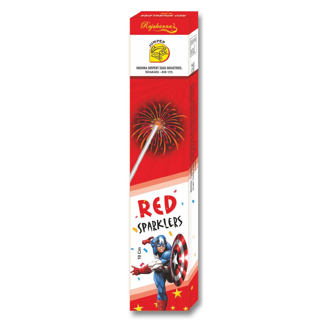 10 Cm Red Sparklers