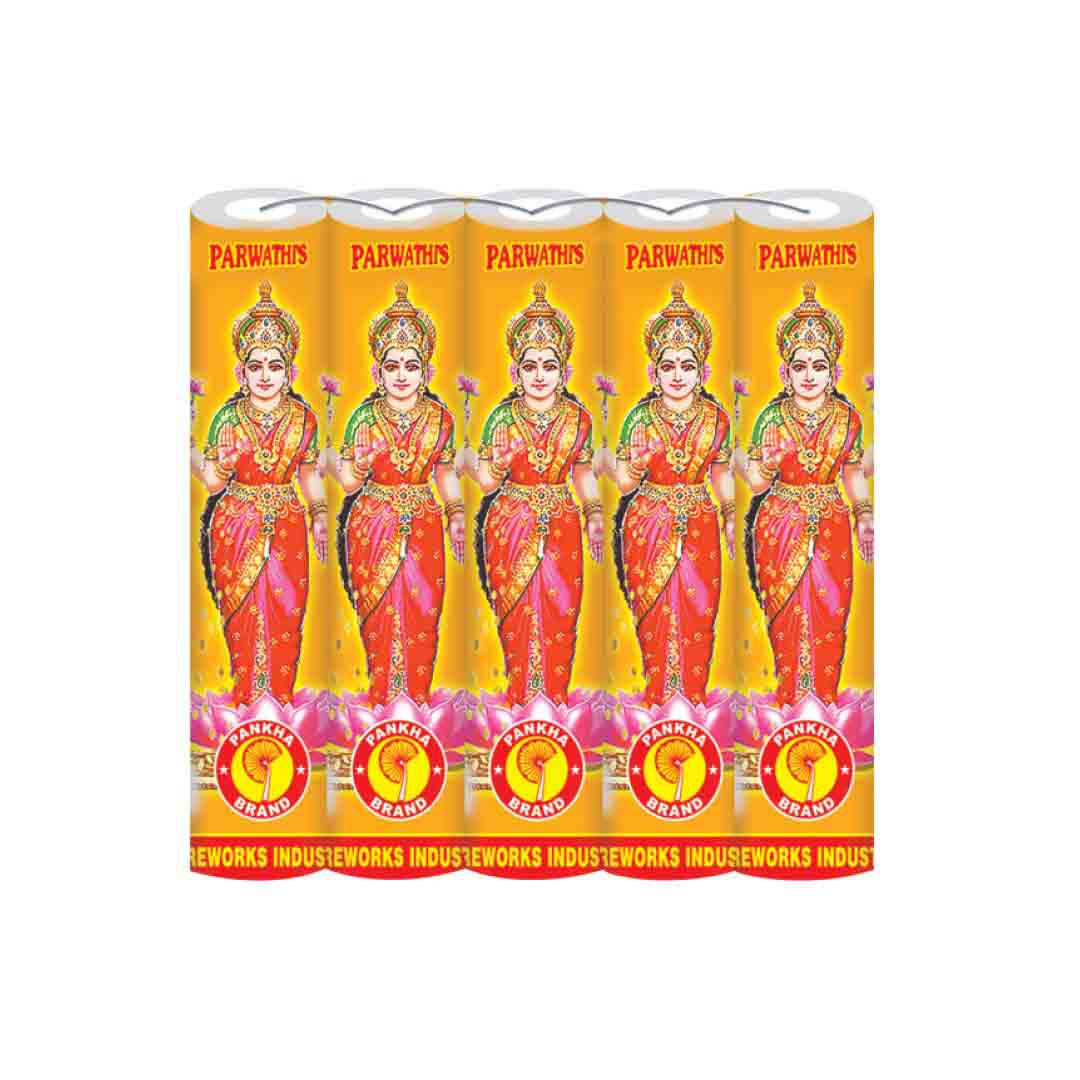 4" Gold Lakshmi Crackers